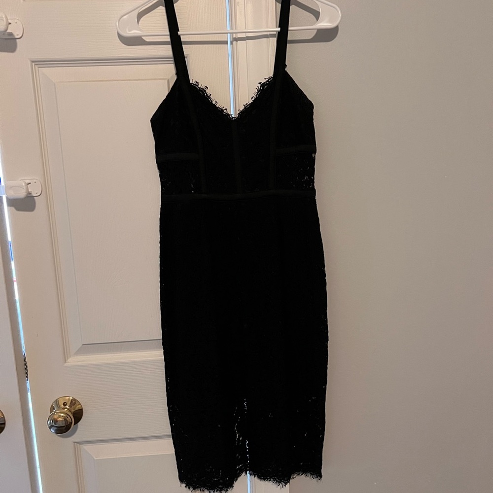 Black lace express dress size 0